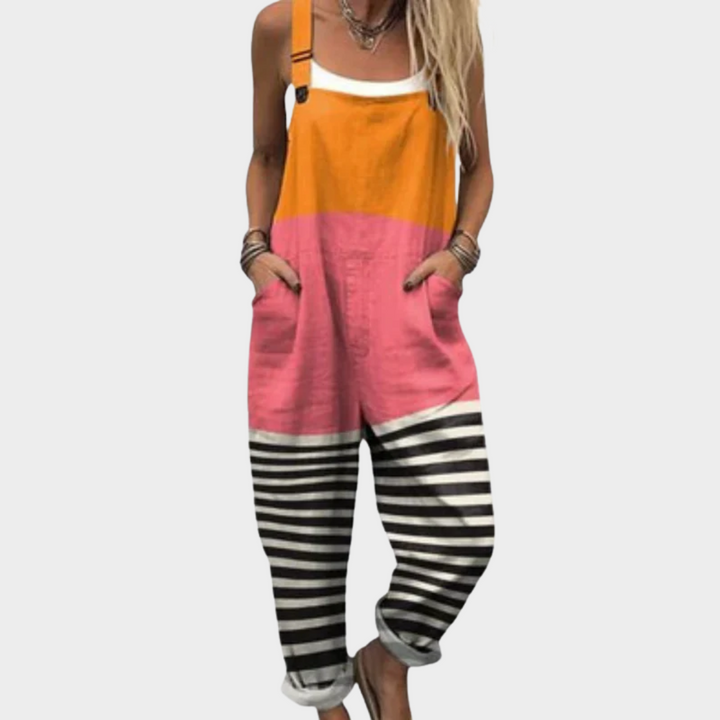 RELAXED DUNGAREE JUMPSUIT