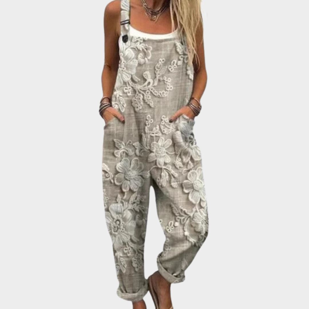 RELAXED DUNGAREE JUMPSUIT
