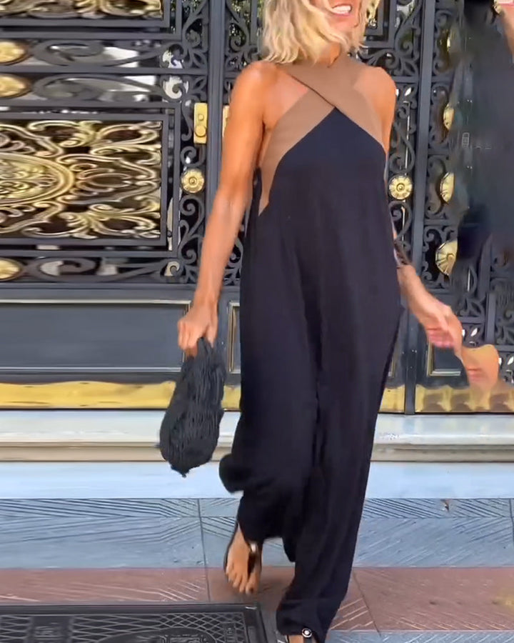 NILA | CROSSOVER MAXI DRESS