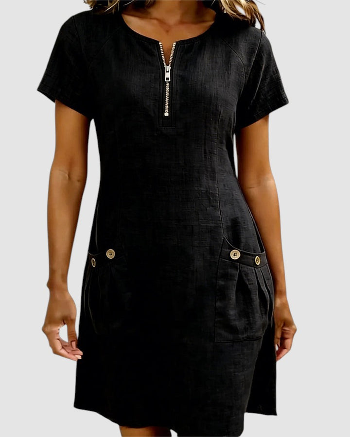 ELIANA | CASUAL A LINE DRESS