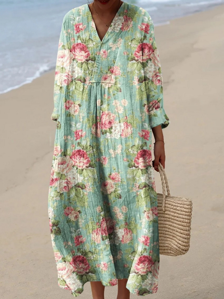 NOILA | FRESH RETRO FLOWERS DRESS