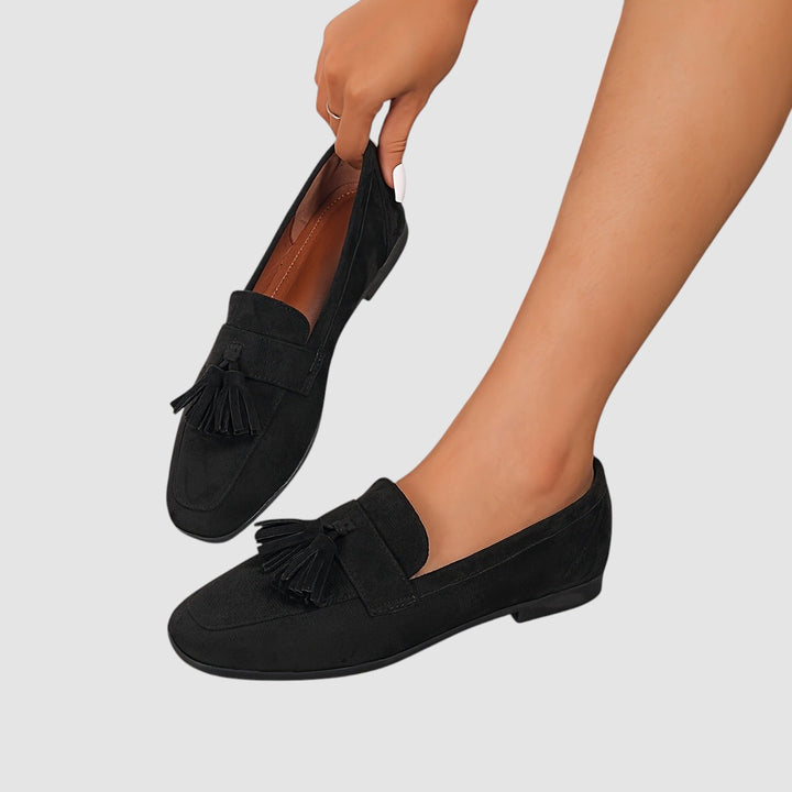 EDMONDA | ORTHOPAEDIC NAVY LOAFERS