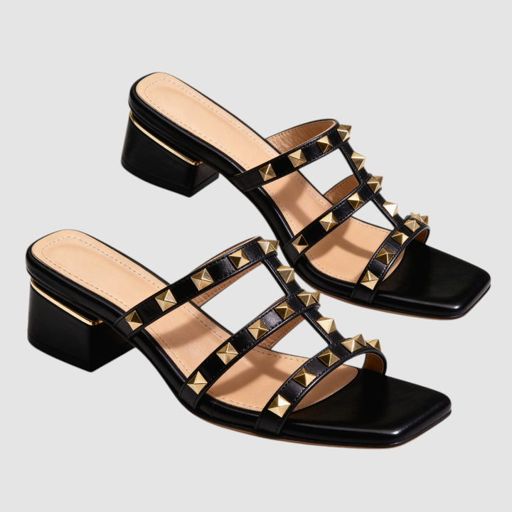 ADILA | STUDDED SANDALS