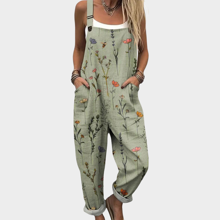 RELAXED DUNGAREE JUMPSUIT