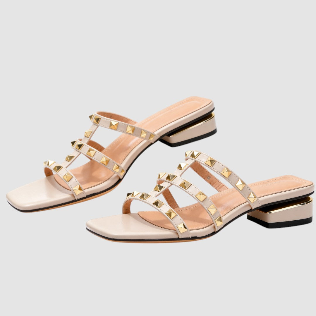 ADILA | STUDDED SANDALS
