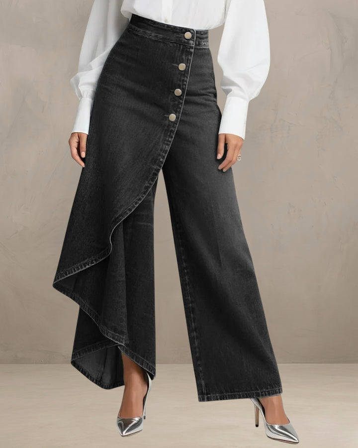 ALICE | DENIM TROUSERS WITH BELT