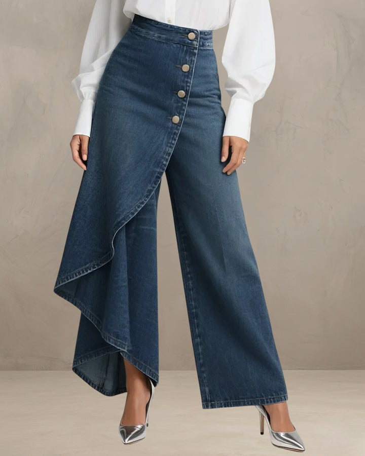 ALICE | DENIM TROUSERS WITH BELT