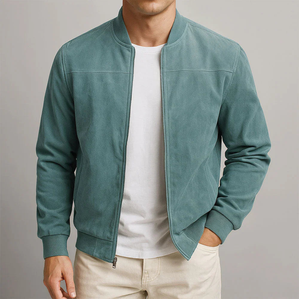 Arthur | Suede Bomber Jacket