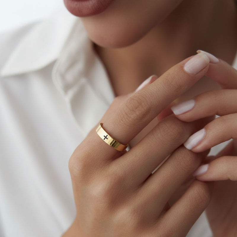 FAITH | CLASSIC CROSS RING