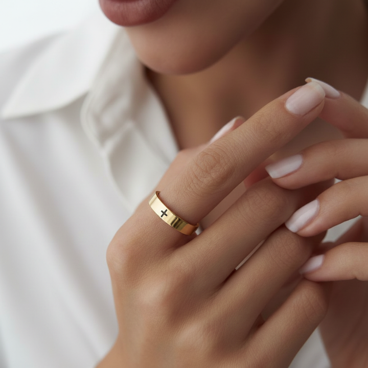 FAITH | CLASSIC CROSS RING