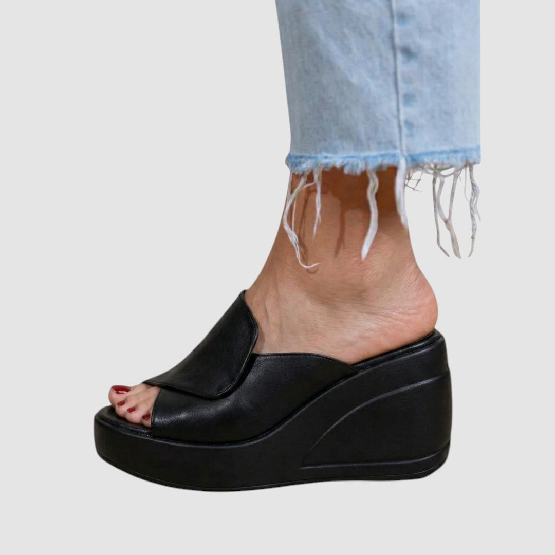 ELISA – ORTHOPAEDIC SLIP-ON WEDGE SANDALS