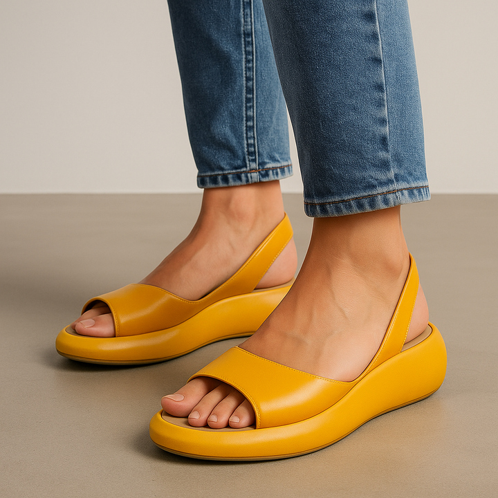 ROSIE | MINIMALIST WEDGE SANDALS