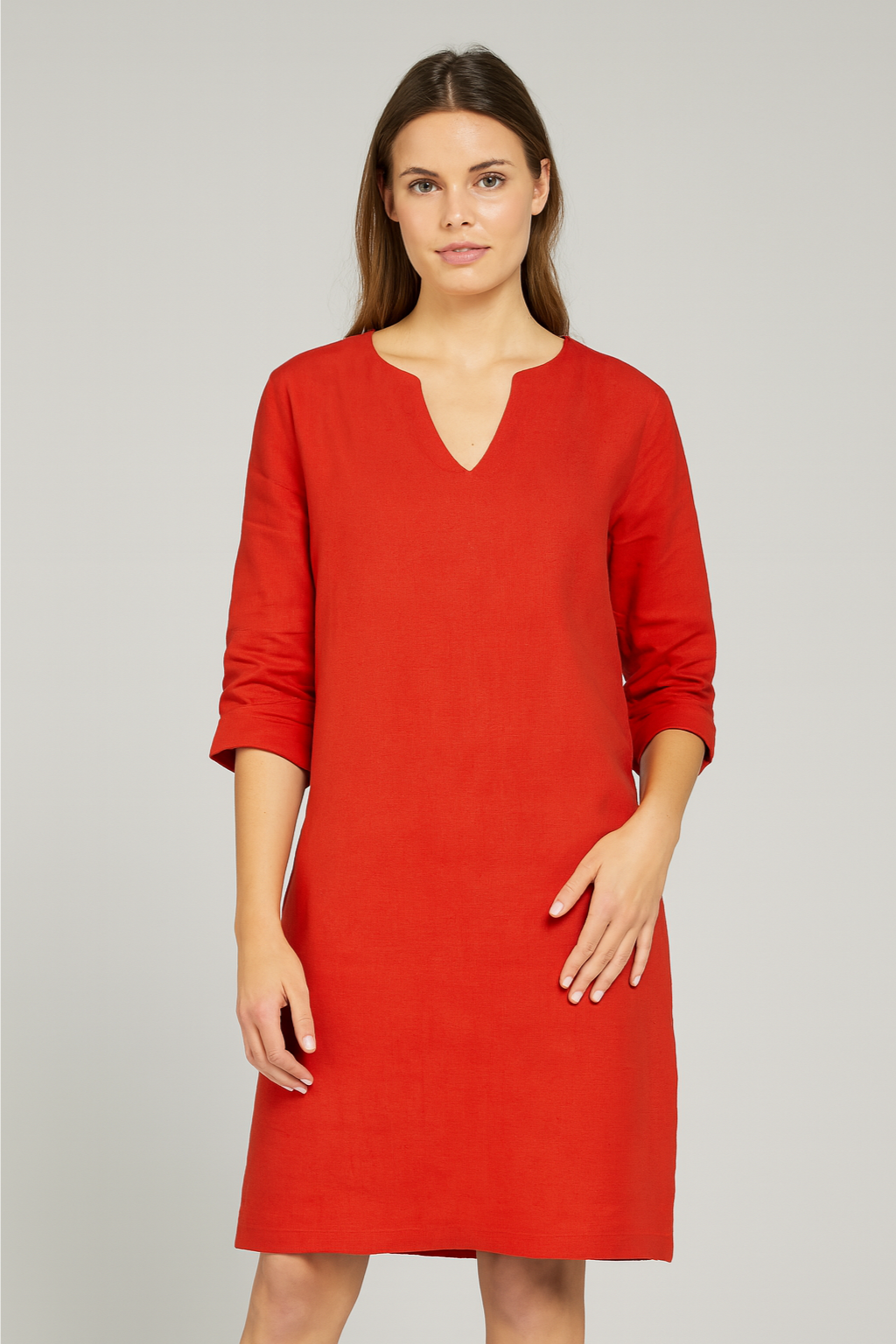 Women’s Dress – V-Neck Mini, Elegant & Versatile