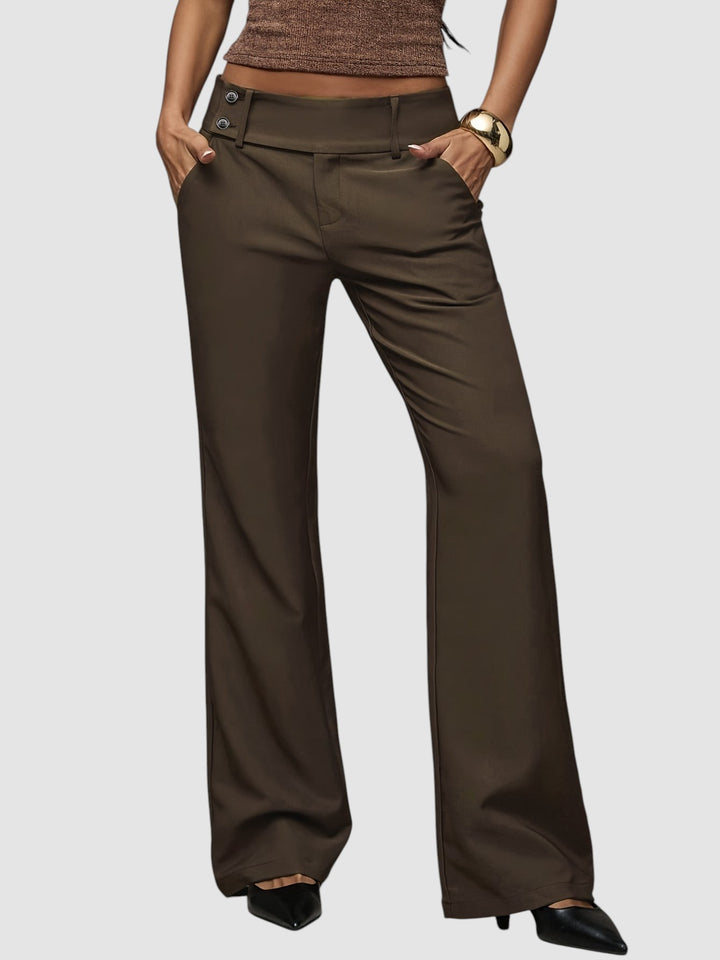 DUNA | RELAXED HIGH-WAIST TROUSERS