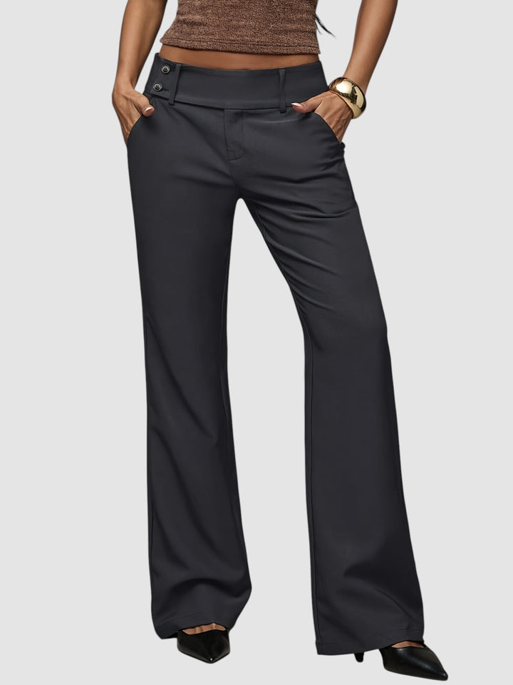 DUNA | RELAXED HIGH-WAIST TROUSERS