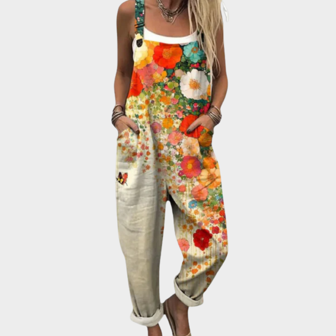 RELAXED DUNGAREE JUMPSUIT