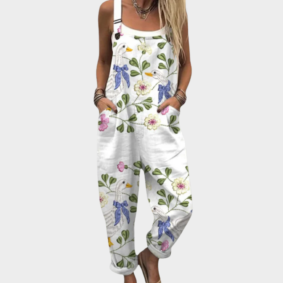 RELAXED DUNGAREE JUMPSUIT