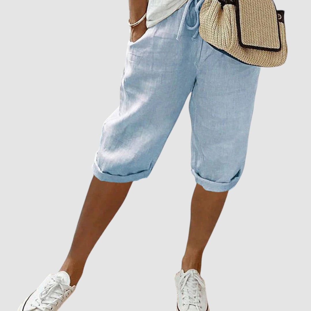 MIA | COTTON LINEN WOMENS TROUSERS