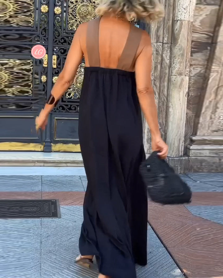 NILA | CROSSOVER MAXI DRESS