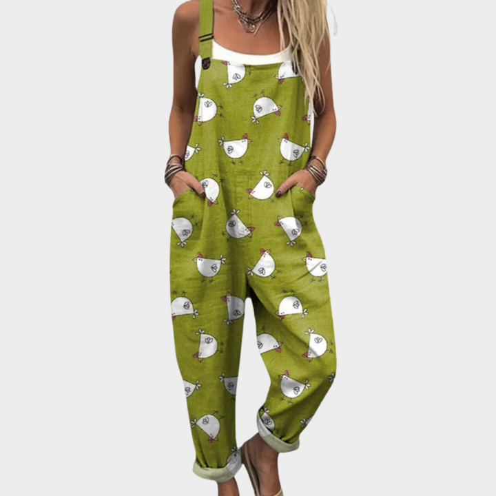 RELAXED DUNGAREE JUMPSUIT