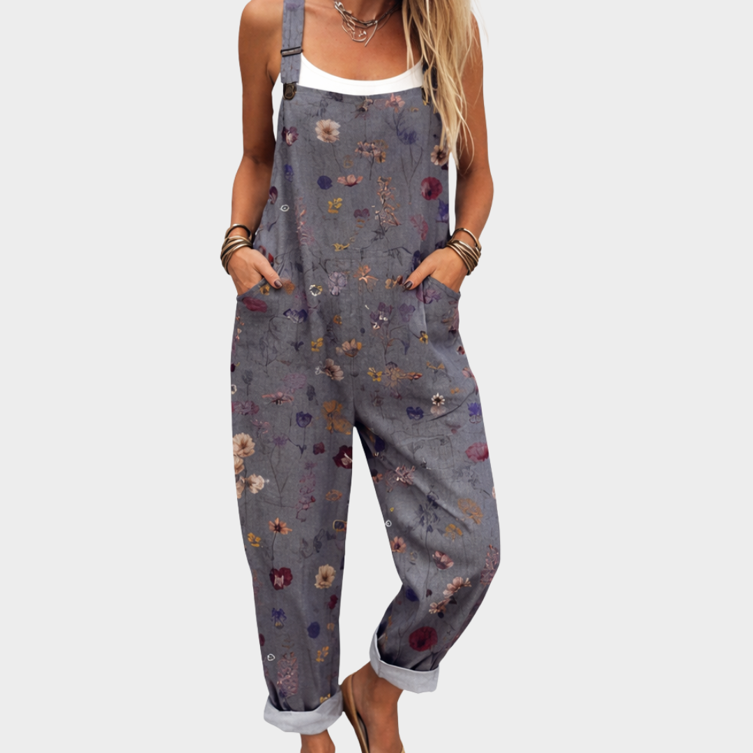 RELAXED DUNGAREE JUMPSUIT