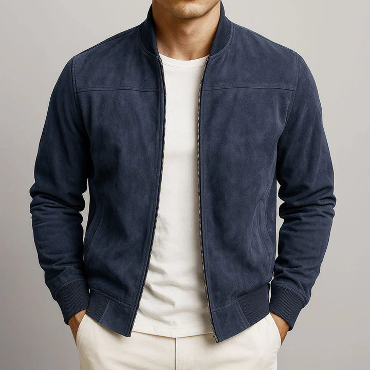 Arthur | Suede Bomber Jacket