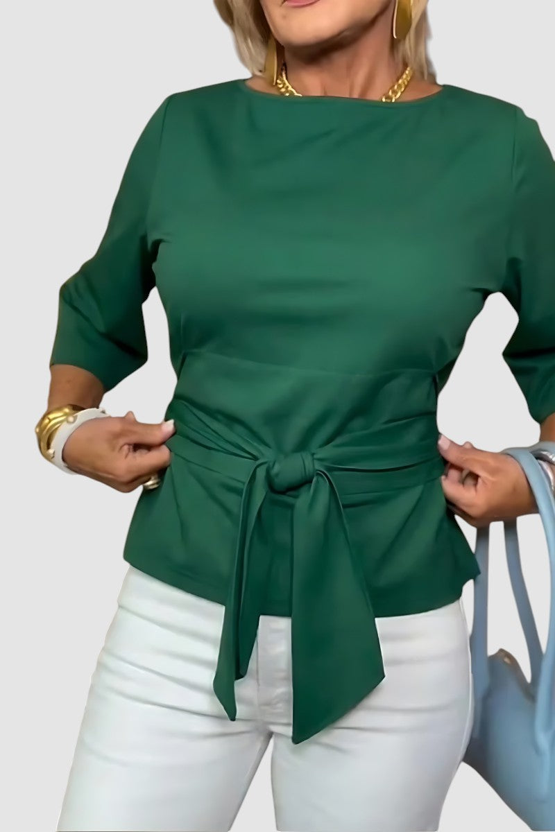 DARIA | WAIST TIE SUMMER TOP