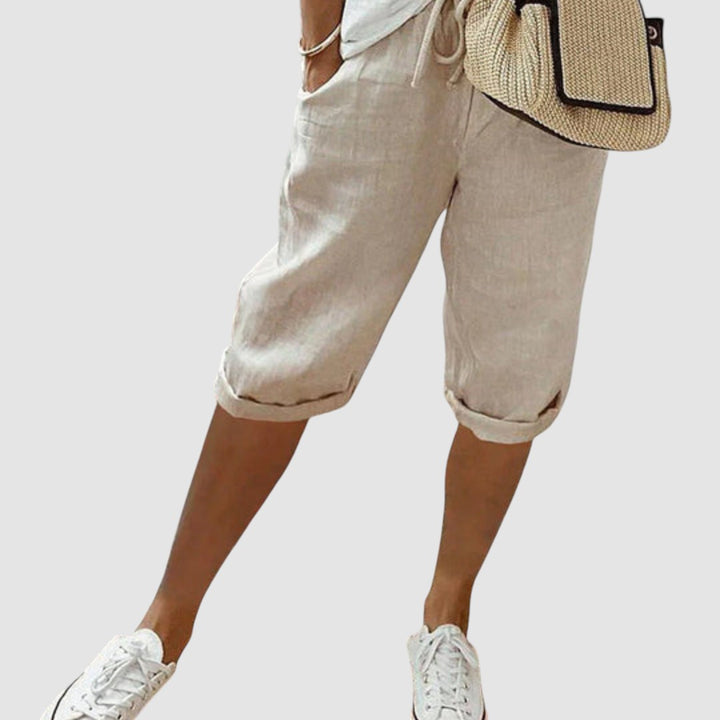 MIA | COTTON LINEN WOMENS TROUSERS