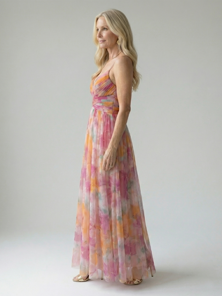 ISEL | SOFT WRAP MAXI DRESS
