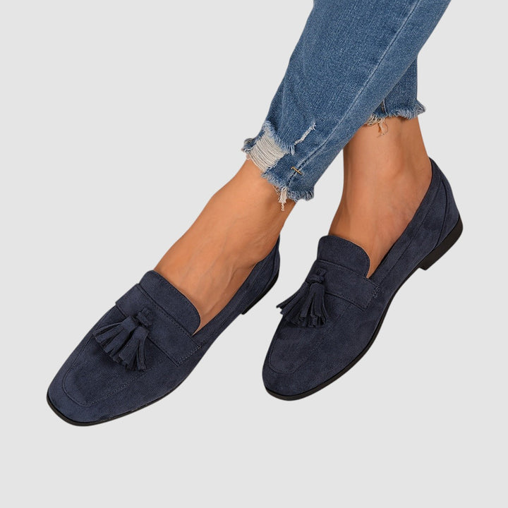EDMONDA | ORTHOPAEDIC NAVY LOAFERS