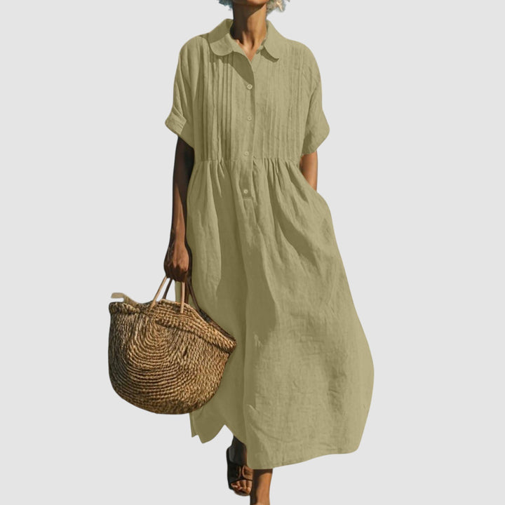 BETTY | ELEGANT LINEN SUMMER DRESS