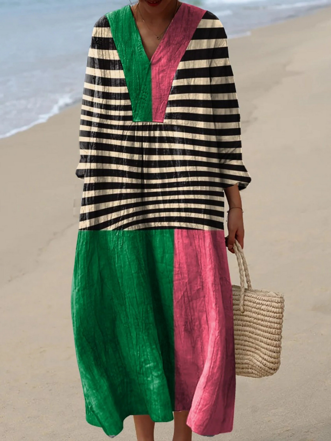LUCY | IRREGULAR GEOMETRIC ART PRINT DRESS