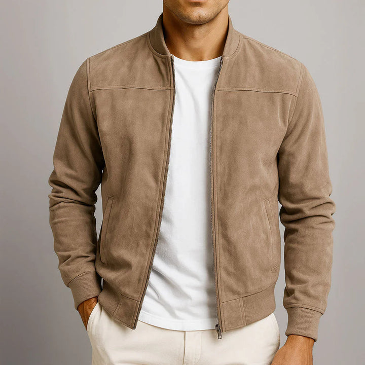 Arthur | Suede Bomber Jacket