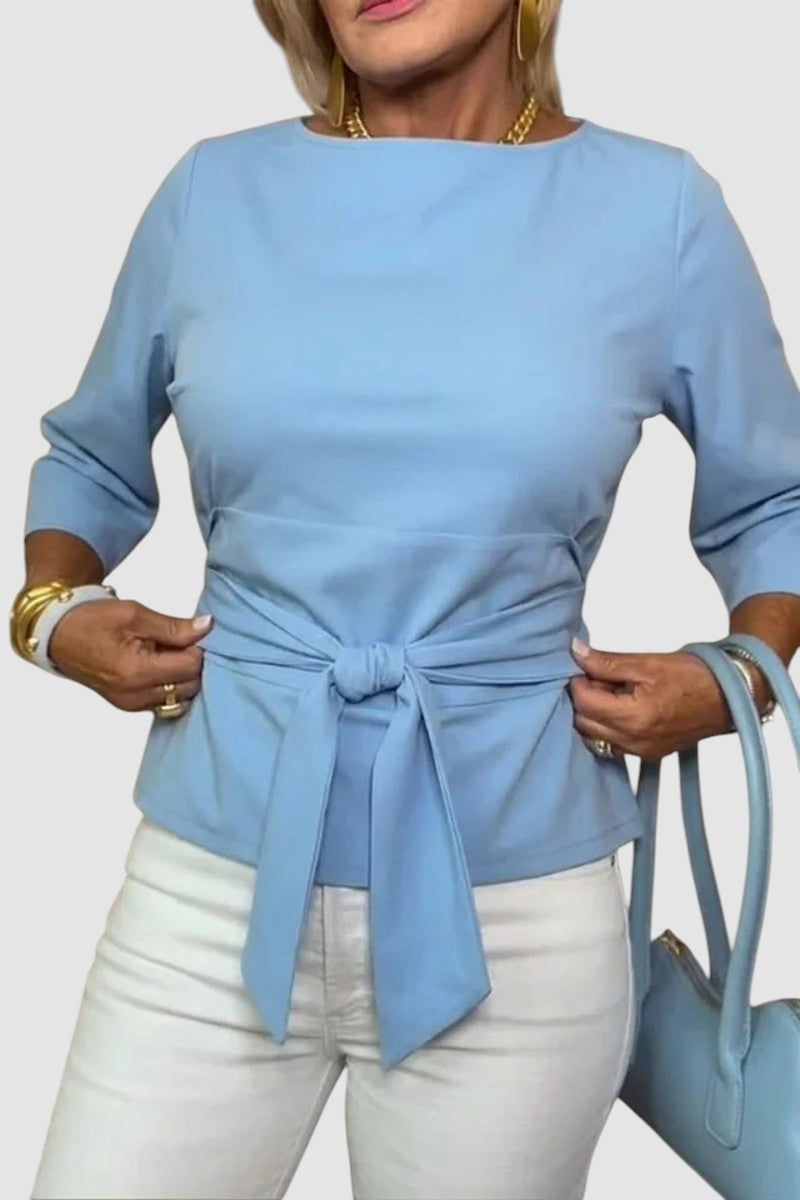 DARIA | WAIST TIE SUMMER TOP