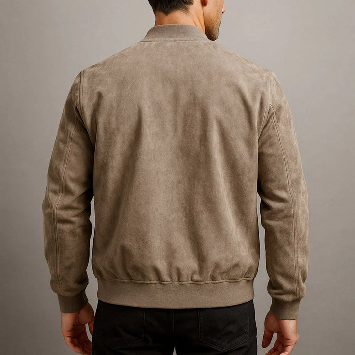Arthur | Suede Bomber Jacket