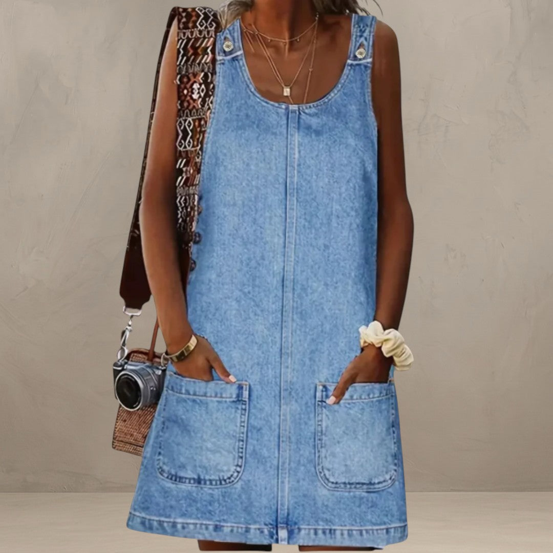 SARA | RELAXED FIT DENIM DRESS