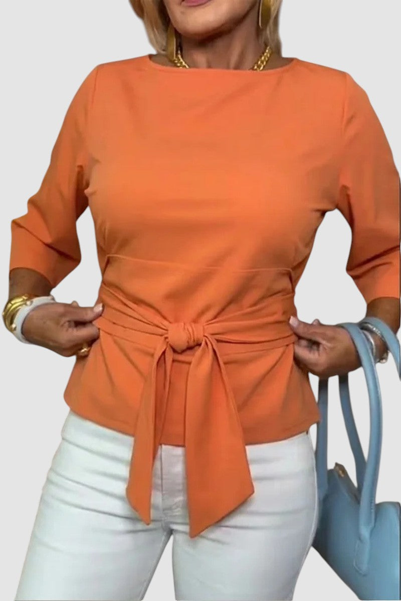 DARIA | WAIST TIE SUMMER TOP