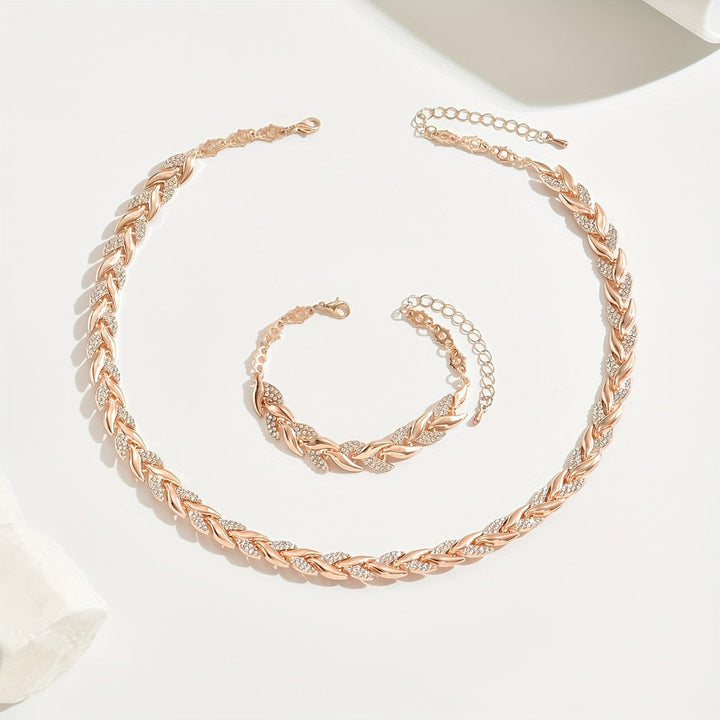 ELARA | FISH TAIL RHINESTONE JEWELRY SET