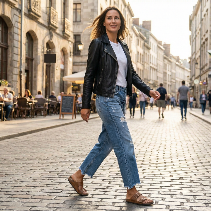Amelia | Cropped Straight-Leg Jeans