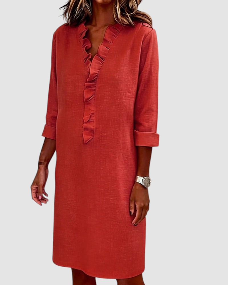 ALESSANDRA | SHIFT MIDI DRESS