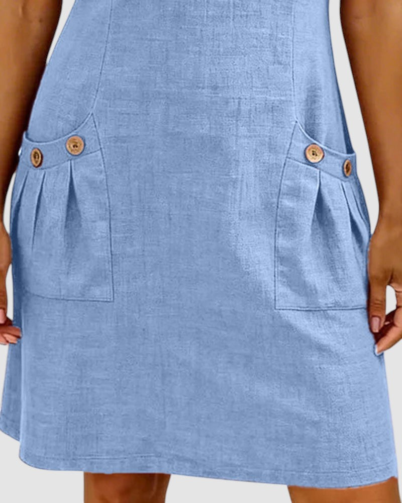 ELIANA | CASUAL A LINE DRESS