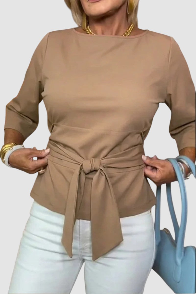 DARIA | WAIST TIE SUMMER TOP
