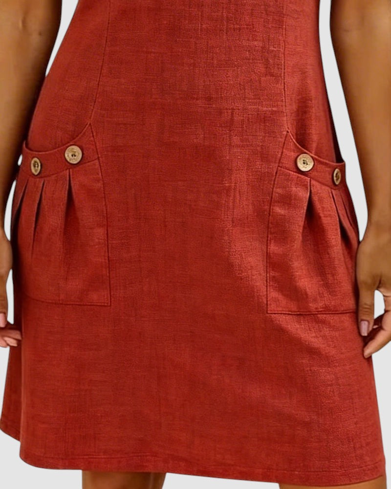 ELIANA | CASUAL A LINE DRESS