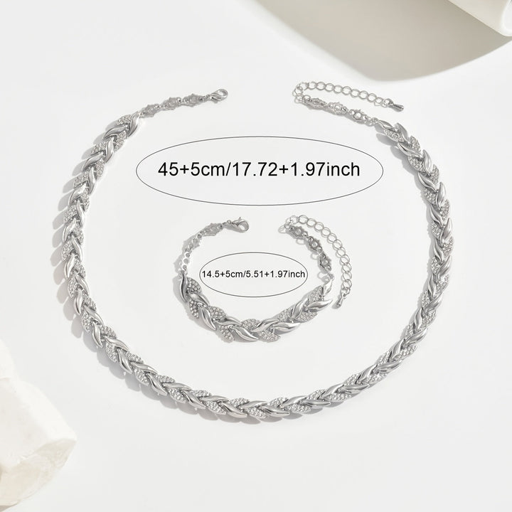 ELARA | FISH TAIL RHINESTONE JEWELRY SET