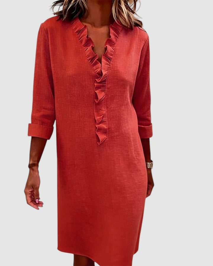ALESSANDRA | SHIFT MIDI DRESS