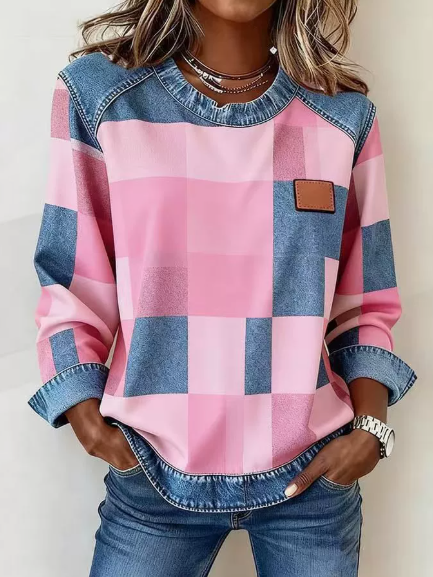 ARIA | VINTAGE CHECK SWEATER