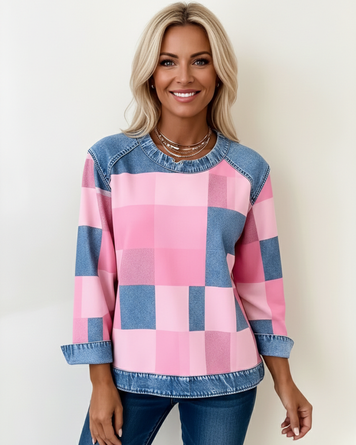 ARIA | VINTAGE CHECK SWEATER