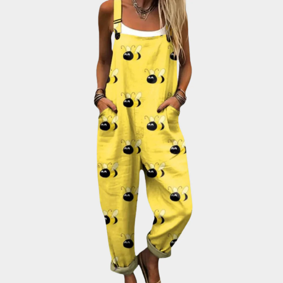 RELAXED DUNGAREE JUMPSUIT