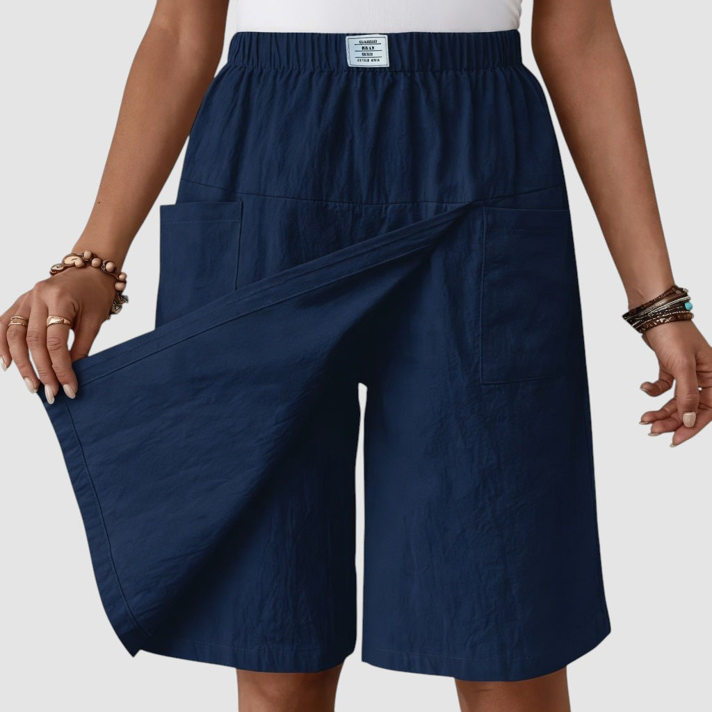 LORRAINE | WRAP SKORT WITH POCKETS