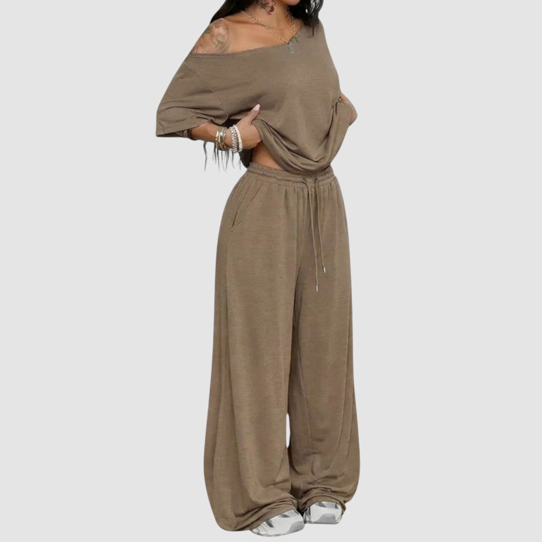DARYN | RELAXED WIDE LEG TWO PIECE SET